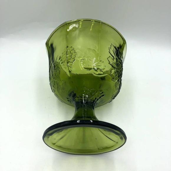 Vintage Green Depression Glass Bowl Dish - Picture 5 of 12